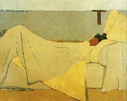Edouard Vuillard In Bed Sweden oil painting art